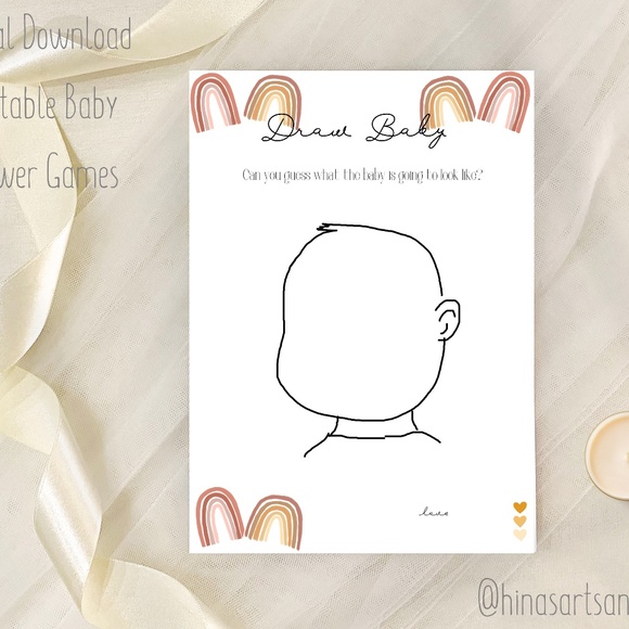 Printable baby shower games pack of 6 - Picture 4 of 7